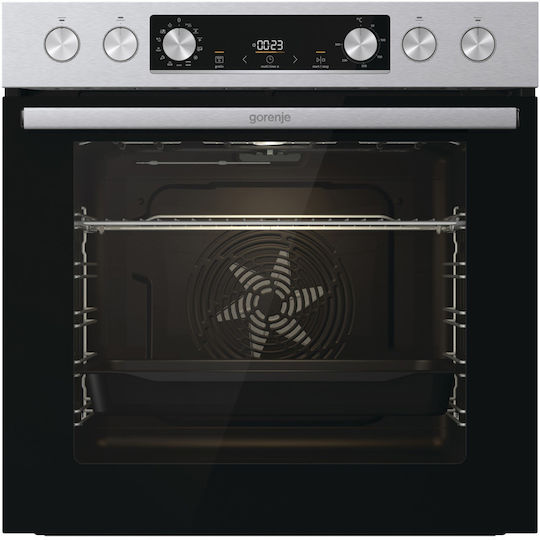 Gorenje Unterbau-Backofen mit Kochfeldern 77l mit Keramik-Kochfeldern P59,5cm Inox