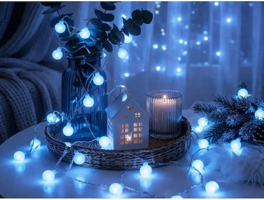 LED Weihnachtsbeleuchtung 7,5 m RGB in Reihe
