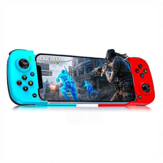 Gamepad Controler Gaming Android Telefon iOS PC PS Nintendo Bluetooth 5.0 Wireless Albastru Roșu
