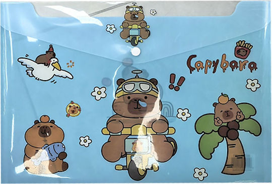 Justnote File Folder with Button for Paper A4 12 Pieces