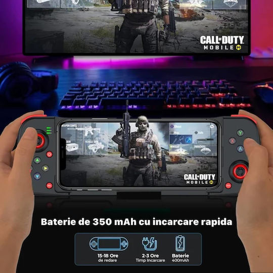 TOY003 Gamepad Wireless pentru Android PC Switch iOS Negru