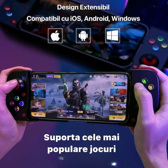 TOY003 Gamepad Wireless pentru Android PC Switch iOS Negru