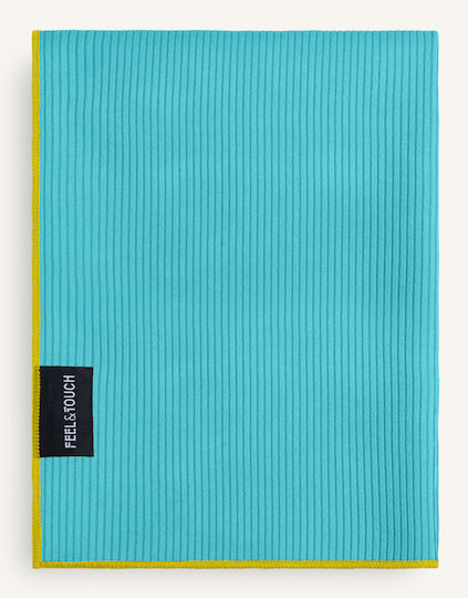 Feel & Touch Microfiber Body Towel Beige 180x150cm