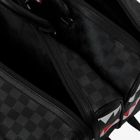 Sprayground Double Trouble Double Duffle Backpack Black Fabric W43.2xD12.7xH36.8cm
