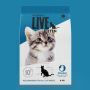Probiotic Live Dry Cat Food for Kittens with Sensitive Urinary Tract with Salmon 2kg