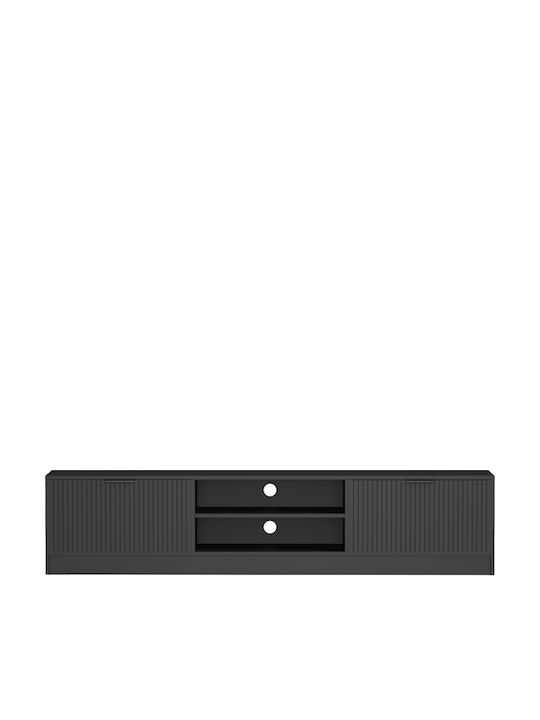 Pakketo TV-Ständer Lemardo Schwarz M180xT40xH40cm