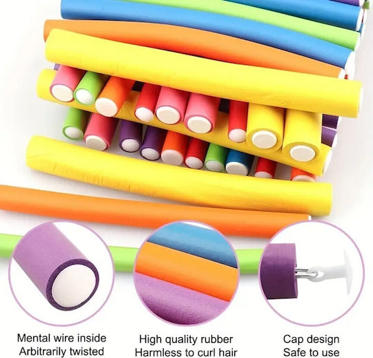 Bendable Hair Rollers 10 Pieces
