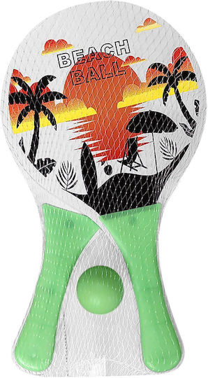 Kids Small Rackets Set 2+1 Ball 33x19x0.5cm Summertiempo 621386