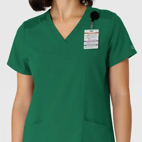 WonderWink WonderWink Damen Medizinische Bluse Grün