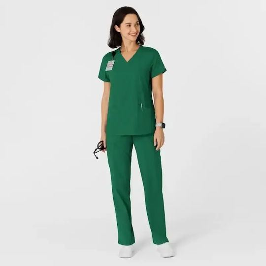 WonderWink WonderWink Damen Medizinische Bluse Grün