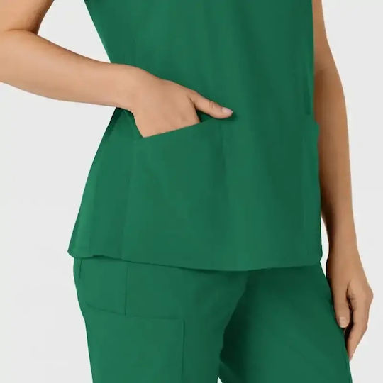 WonderWink WonderWink Damen Medizinische Bluse Grün