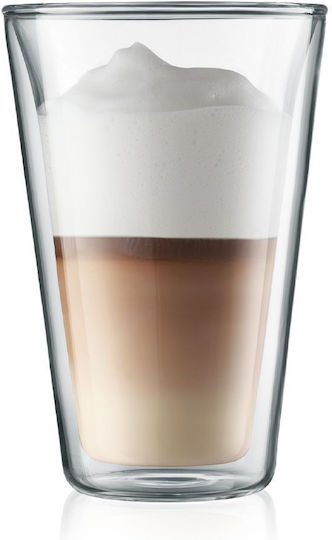 Bodum Canteen Set Coffee/Freddo Glasses 400ml 10110-10 2 Pieces