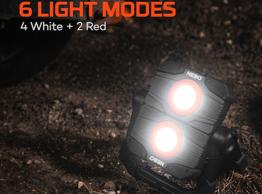 Nebo Work Light Extension Cord Rechargeable LED with Brightness up to 2lm Omni