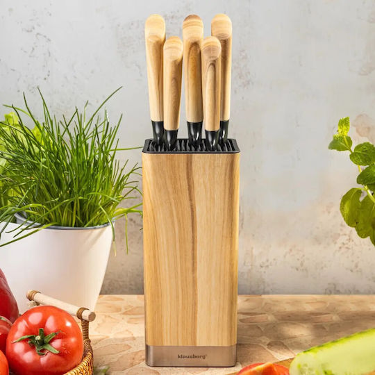 Klausberg Set Knives with Base Made of Stainless Steel 6 Pieces