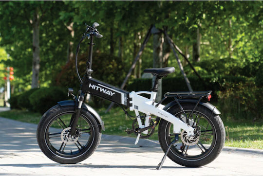 Hitway BK10S 20" Schwarz Klappbares Elektrofahrrad Straße