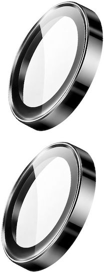 Jaym Replacement Rear Camera Lens Iphone 16 17 Made From Tempered Glass Screen Protector Black Transparent