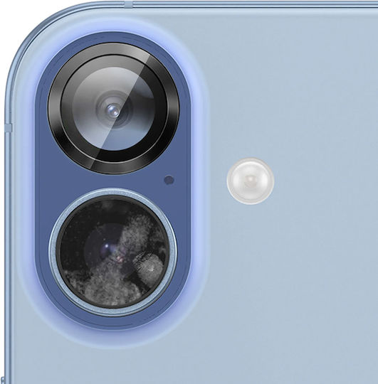 Jaym Replacement Rear Camera Lens Iphone 16 17 Made From Tempered Glass Screen Protector Black Transparent