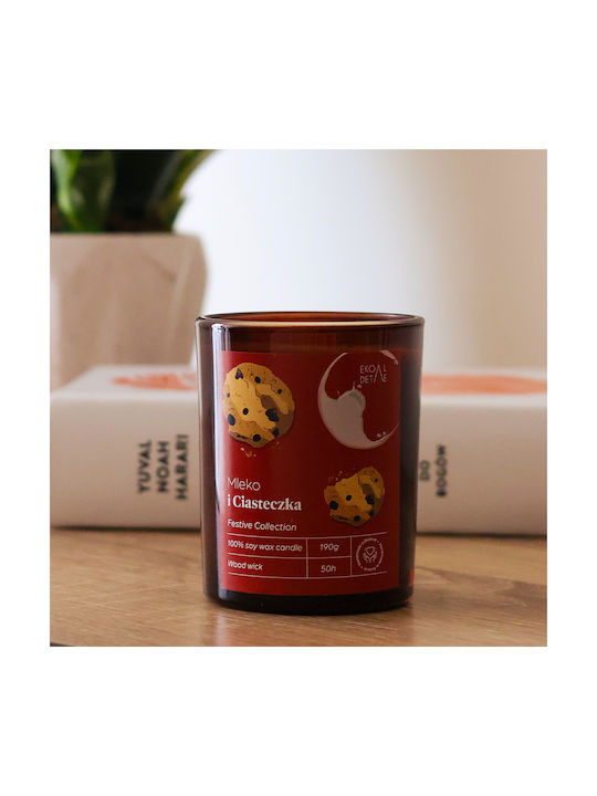Lumânare Aromatică din Soia în Borcan cu Miros de Vanilie 190gr