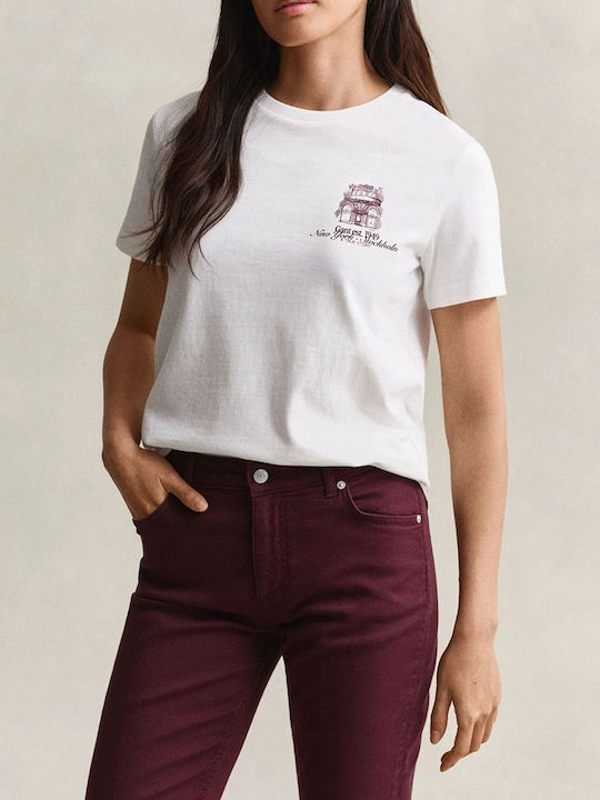 Gant Reg T-Shirt White