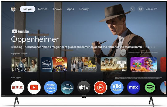 Sharp Smart Τηλεόραση 50" 4K UHD QLED 50HP5265E HDR (2025)