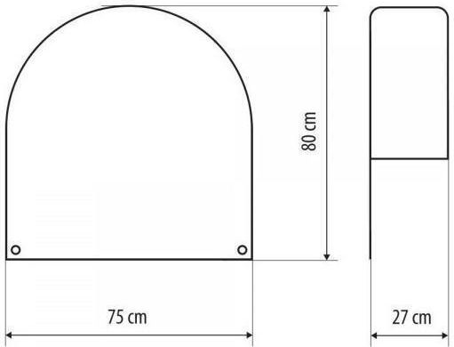 Protective Cover for Camper Tire Size XL Rims 17 to 19 Inches Lampa L1596.6
