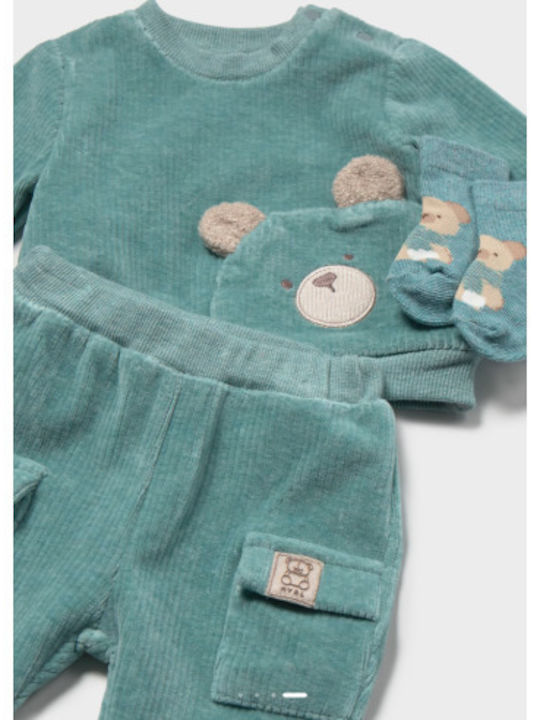 Mayoral Winter Kinderbekleidungsset 3 Stück Grün