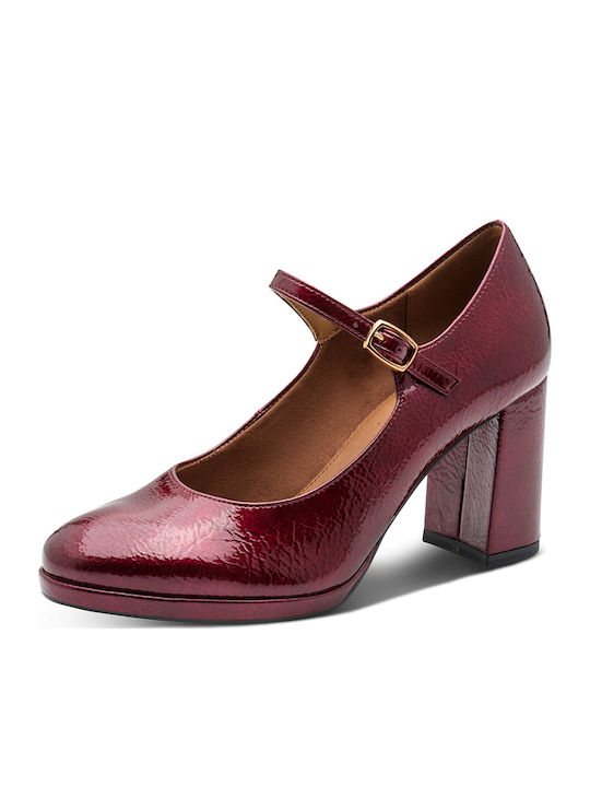 Burgunder Pumps