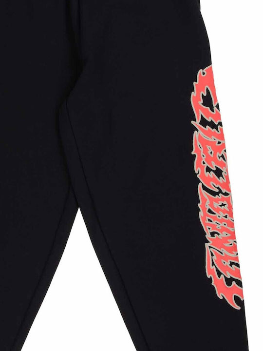 Pantaloni De Trening Cu Elastic Negru