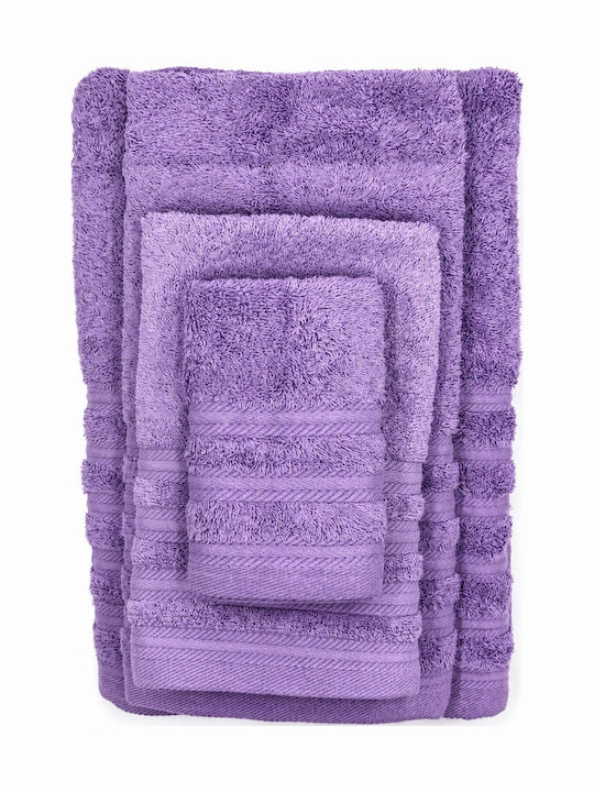 Xionoula Home Πετσέτα Χεριών 40x60εκ. Lila Βάρους 600gr/m²