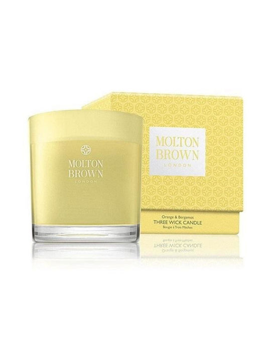 Molton Brown Lumânare Aromată Borcan cu Aromă Portocală și bergamotă Alb 480gr 1buc