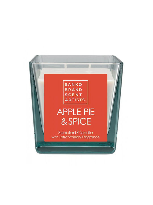 Sanko Scent Aromatic Candle In Jar With Apple Pie & Spice Perfume 200gr