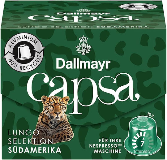 Dallmayr Κάψουλες Espresso Συμβατές με Μηχανή Nespresso 10caps