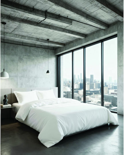 Makis Tselios Home Cearșaf Single 170x270cm. City Roz