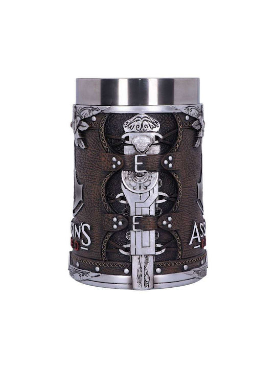 Nemesis Now Tankard Mug Ceramic Silver