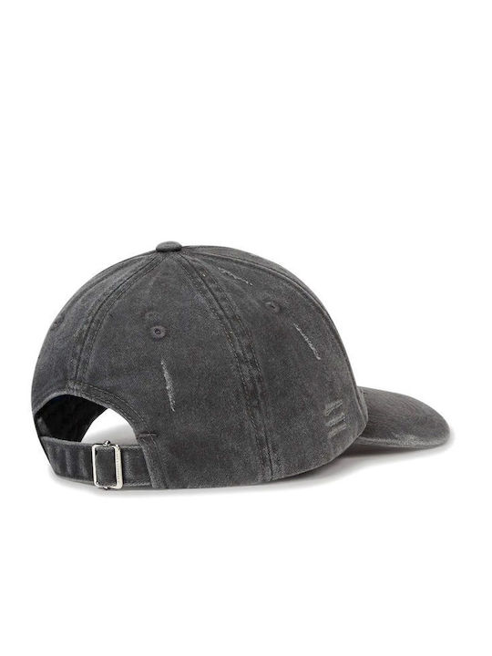 Karl Lagerfeld Jeans Cap Washed Canvas Quote Cap Dark Grey Karl Lagerfeld Jeans Cap Washed Canvas Quote Cap Dark Grey