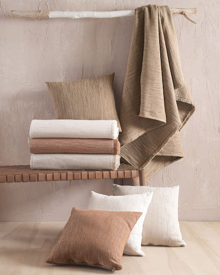 Rythmos Decorative Pillow Case Beige 40x40cm