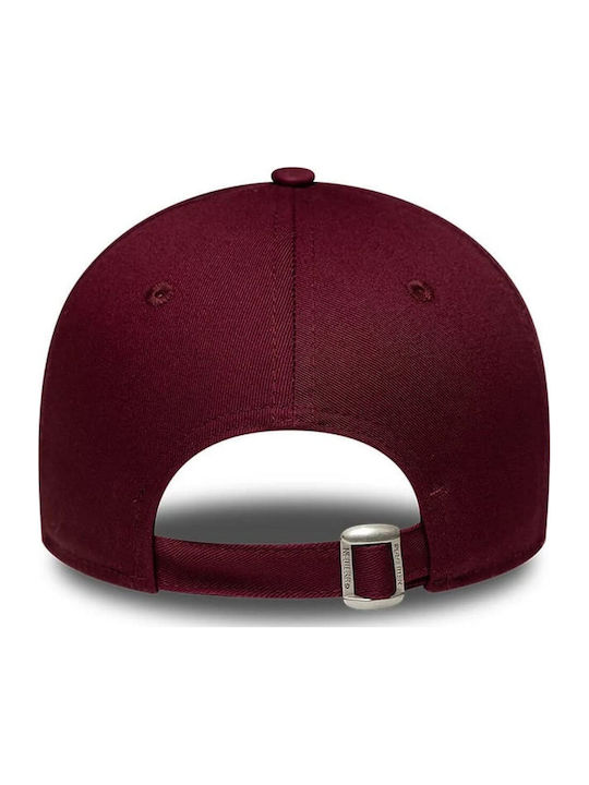 New Era New York Yankees MLB Metallic Logo 9Forty Adjustable Cap Women's Dark Red 60915782