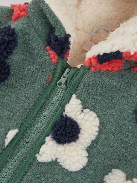 Kids Short Green Coat