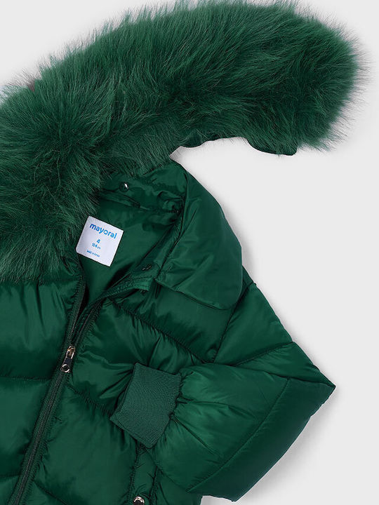 Kids Casual Short Green Jacket