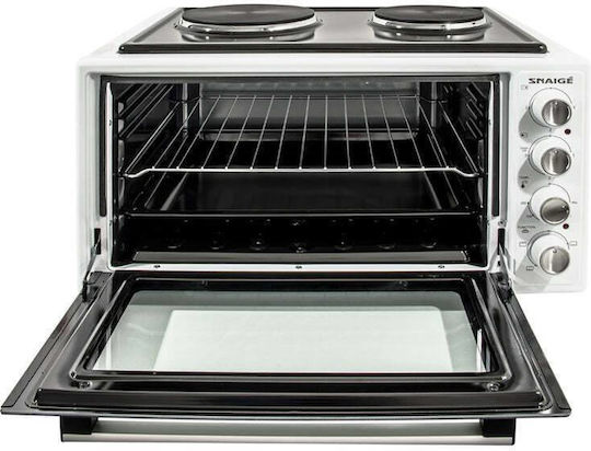 Snaige Electric Countertop Oven 45lt with 2 Burners