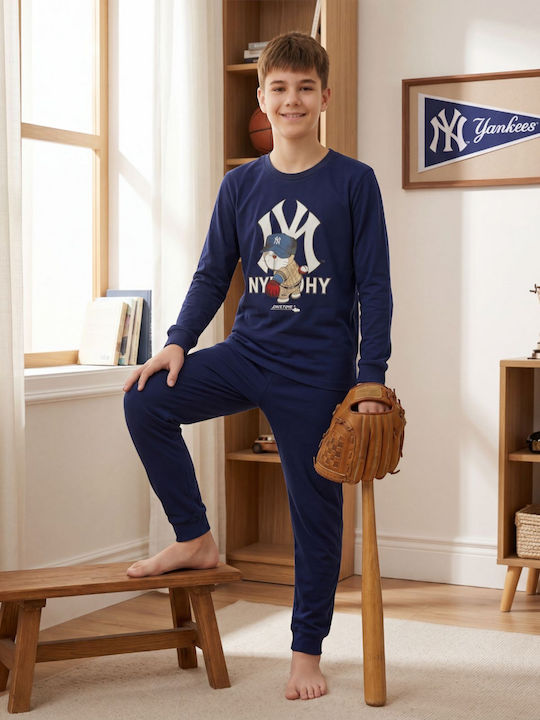 Nina Club Kids Winter Pyjamas Blue Nina Club Kids Winter Pyjamas Blue