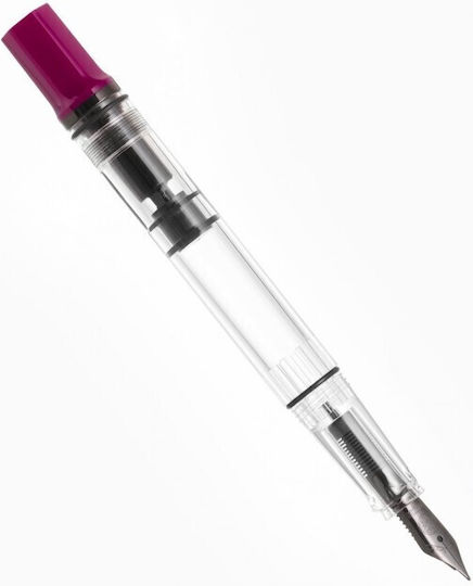 Twsbi Πένα Καλλιγραφίας Fine Μωβ με Μαύρο Μελάνι
