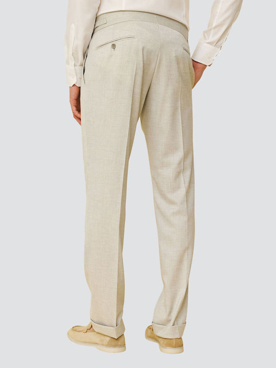 Trousers In Regular Fit Ecru