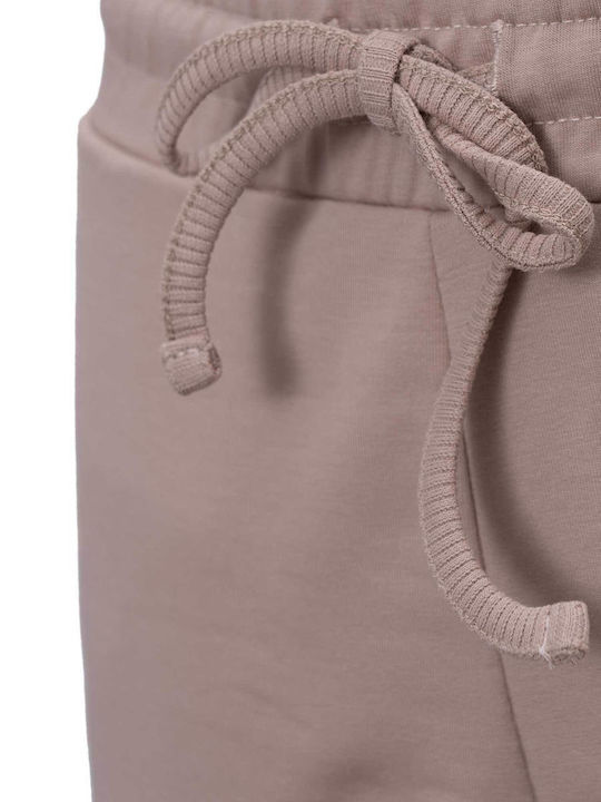 Παντελόνι Φόρμας με Λάστιχο Beige
