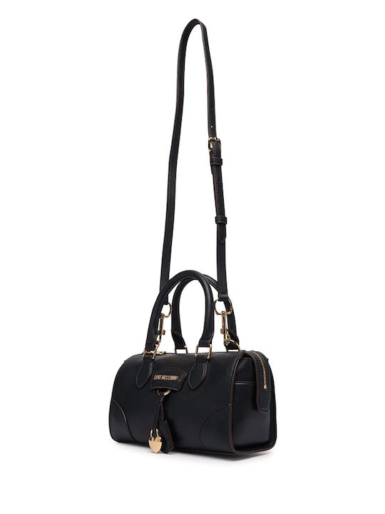 Leather Women's Shoulder Bag Black