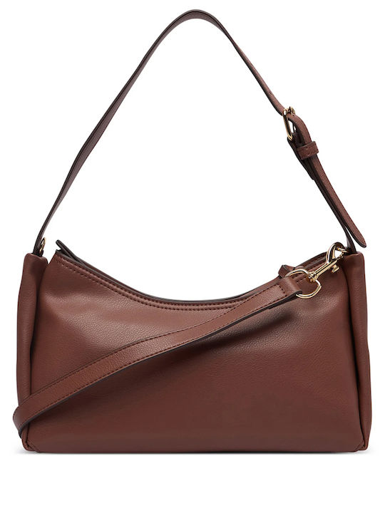 Moschino Leather Women's Shoulder Bag Brown