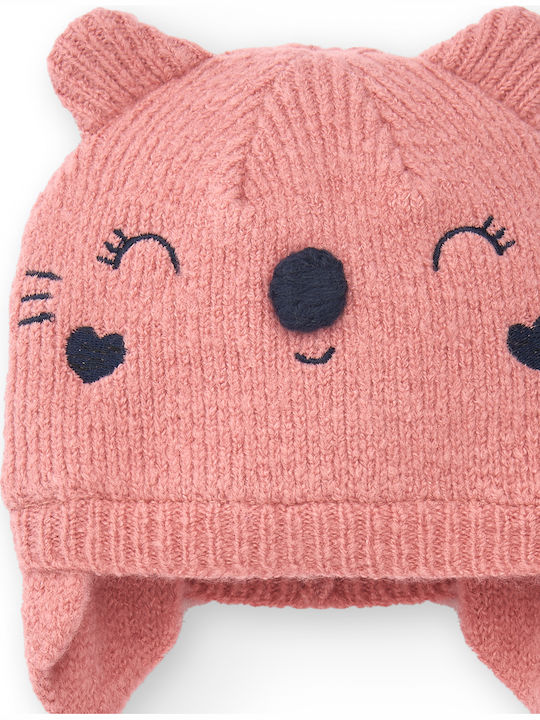 Kids Knitted Pink Beanie for Newborn