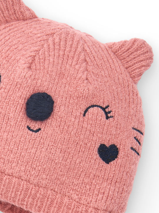 Kids Knitted Pink Beanie for Newborn