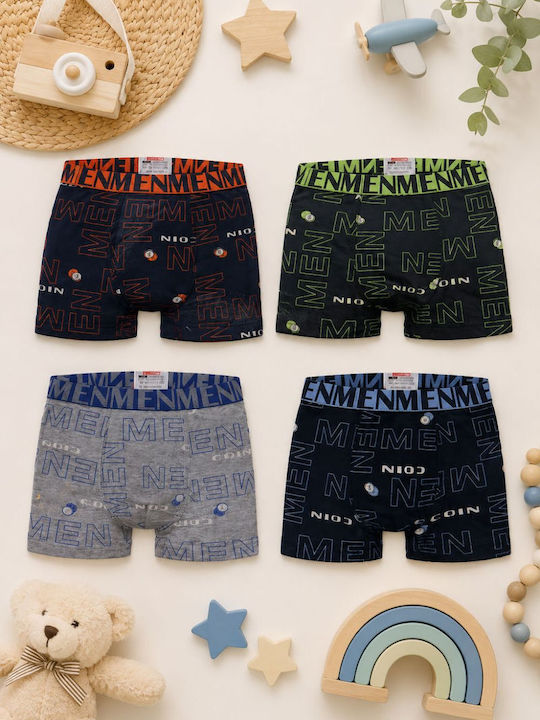 Uomo Set Kids Boxers 4 Pieces Multicolour