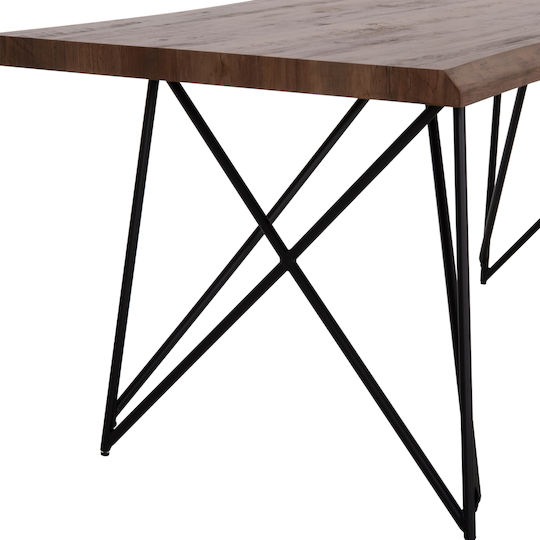 Esszimmermöbel-Set mit 6 Stücken 180x90cm